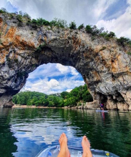 Hebergements Des Posas Sampzon Esterno foto